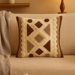 Cojines decorativos tejidos ''Novedades para tu hogar''