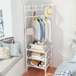 Colgador esquinero de ropa