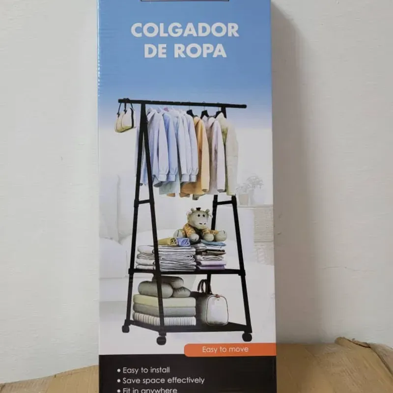 Colgador de ropa móvil