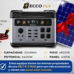 Combo ECCOFLY Estación+Panel 430W