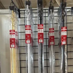 Cortineros metálicos expandibles hasta 2 metros