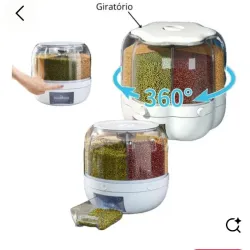 Dispensador de granos giratorio