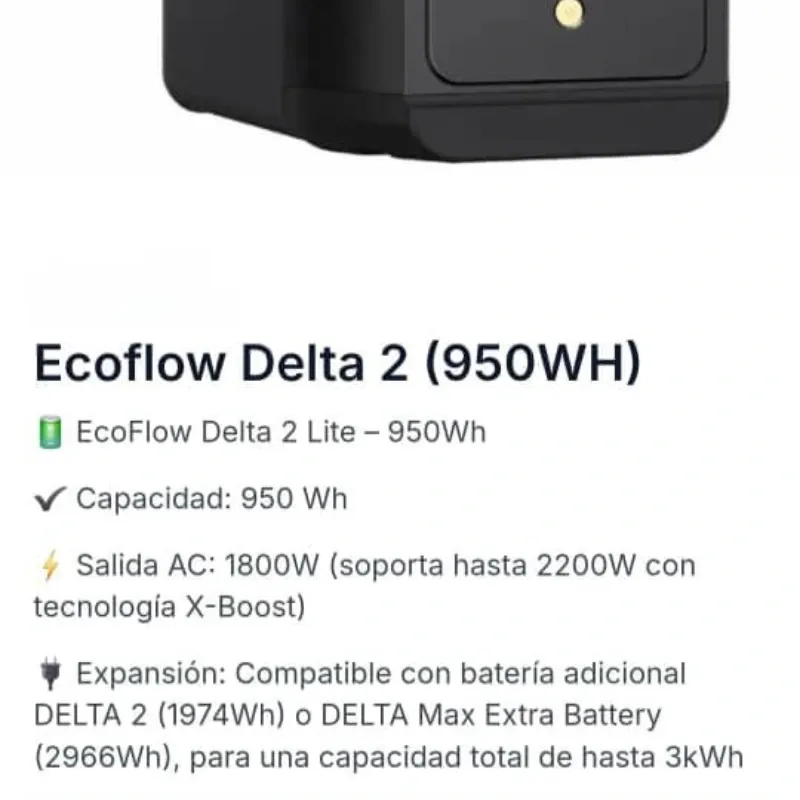 ECOFLOW DELTA 2 950 Wh