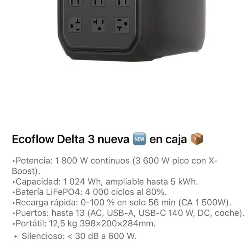 ECOFLOW DELTA 3 1024 Wh