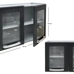 Estante aéreo de 2 puertas