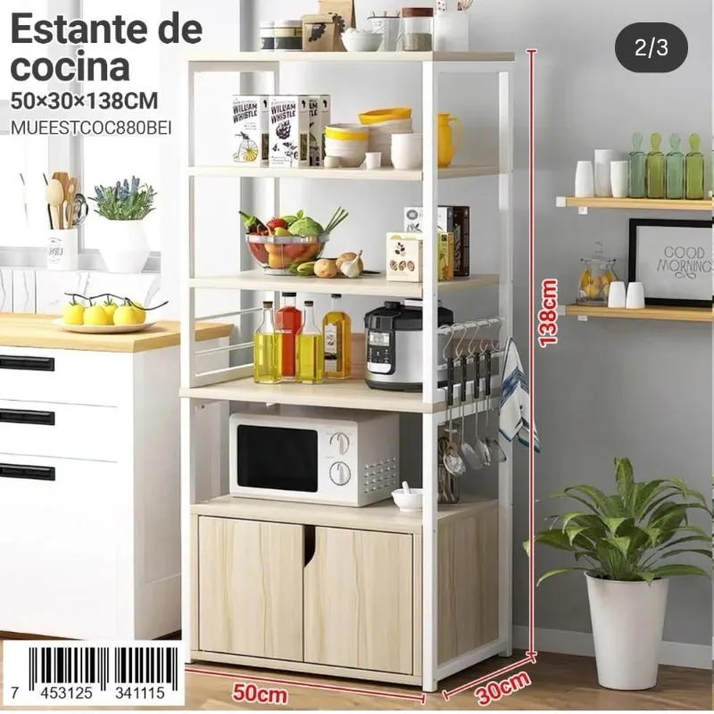 Estante de cocina con código MUEESTCOC880