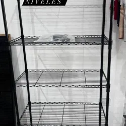 Estante metálico de 5 niveles sin rueditas