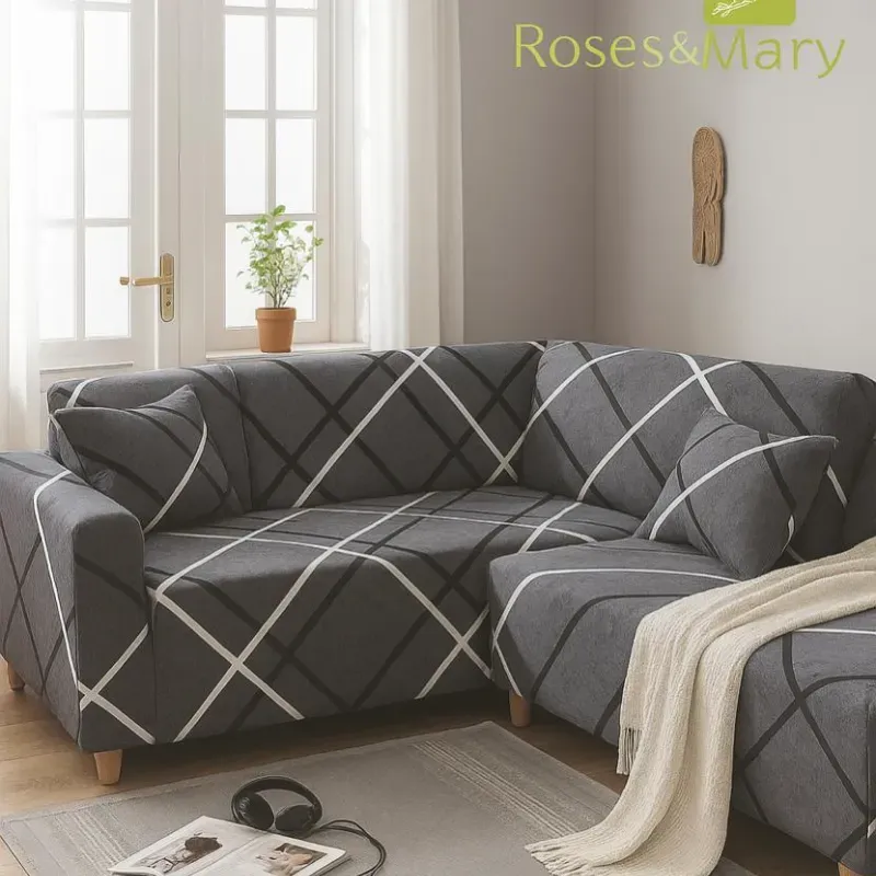 Forro para muebles en forma de L. ''Proteje tus muebles''