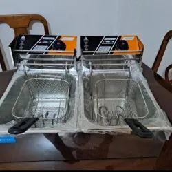 Freidora de aceite doble