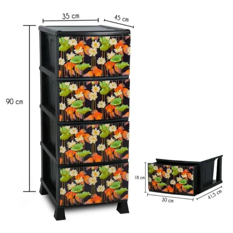 Gavetero de 4 gavetas 