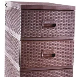 Gaveteros de plásticos engomados (92 cm de altura)