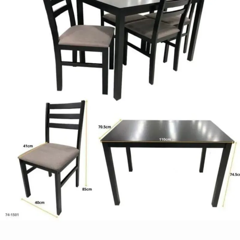 Juego de comedor de  4 plazas