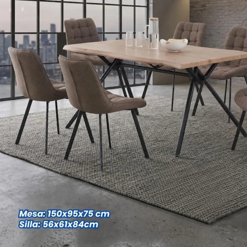 Juego de comedor de 6 plazas
