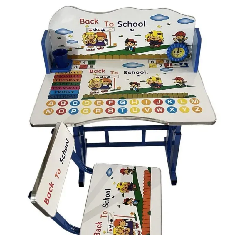 Juego de mesa y silla de estudio ajustables,  para niñ@s 