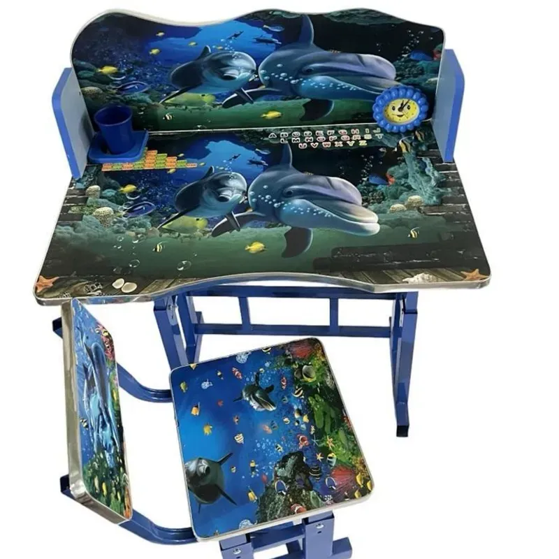 Juego de mesa y silla de estudio ajustables,  para niñ@s 