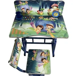 Juego de mesa y silla de estudio ajustables,  para niñ@s 