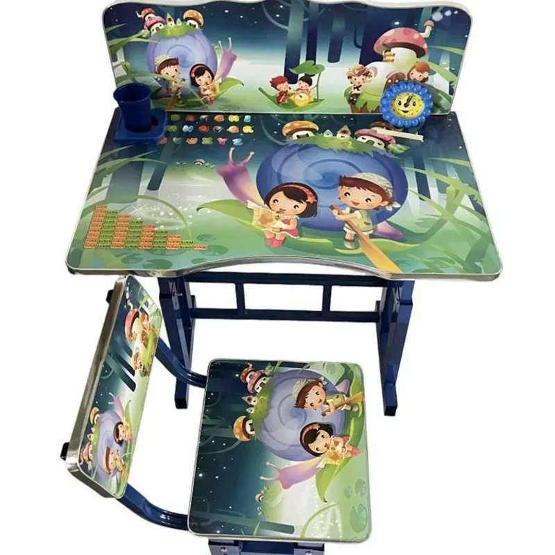 Juego de mesa y silla de estudio ajustables,  para niñ@s 