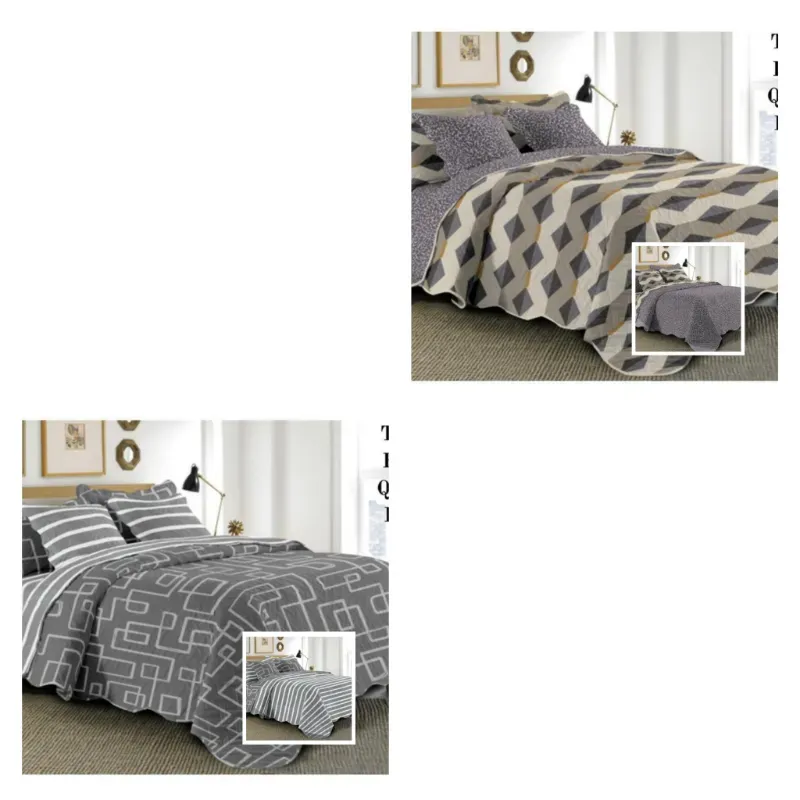 Juego de sobrecamas twin reversibles Majestic Imperial(5 piezas) 