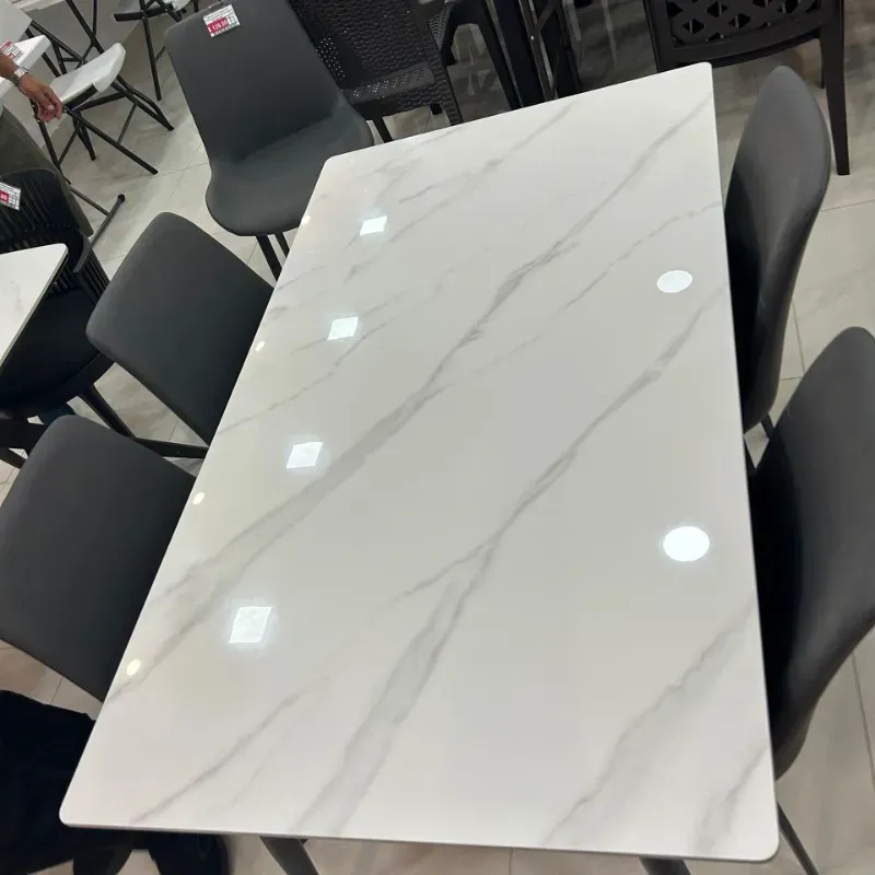 Juego sofisticado de comedor 4 plazas mesa rectangular 