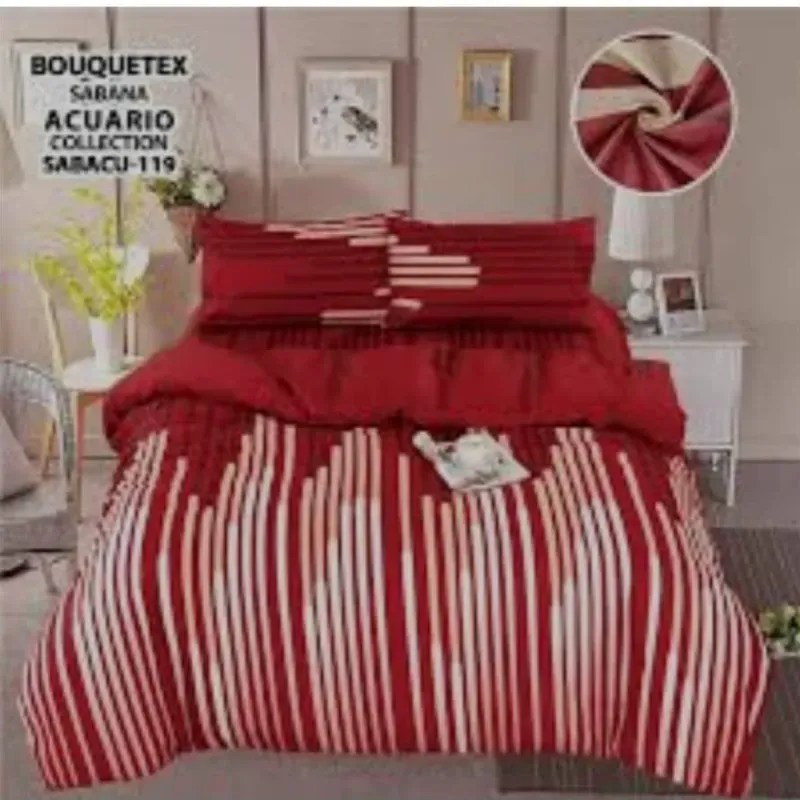 Juegos de edredón estampado full Bouquetex Acuario Collection (5 piezas) 