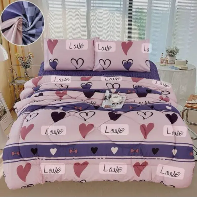 Juegos de edredón estampado full Pasión Guajira (5 piezas) 