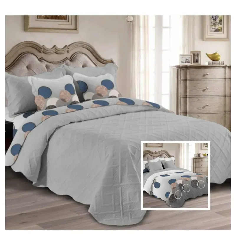 Juegos de sobrecamas queen reversibles Majestic Imperial (5 piezas) 