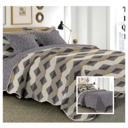 Juegos de sobrecamas queen reversibles Majestic Imperial (5 piezas) 