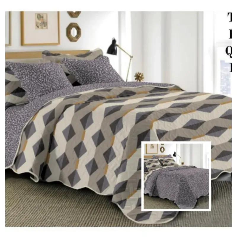 Juegos de sobrecamas queen reversibles Majestic Imperial (5 piezas) 