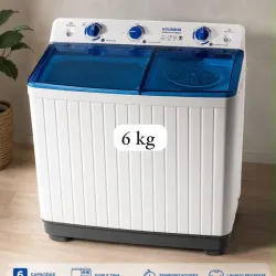 LAVADORA SEMI AUTOMÁTICA DE 6KG marca HYUNDAI