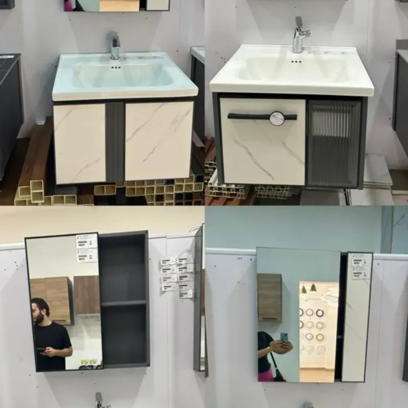 Lavamanos con espejo 