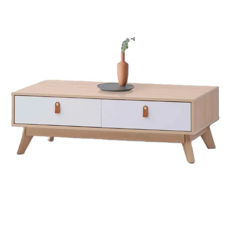 Mesita de centro de 2 gavetas