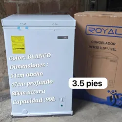 Nevera ROYAL de 3.5 pies
