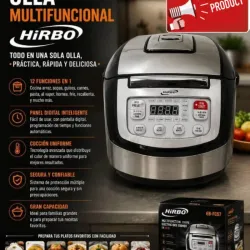 Olla multifuncional digital 1.8L