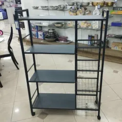 Organizador de metal de 4 pisos