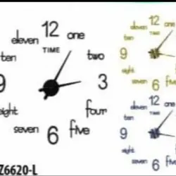 Reloj 3D de Pared