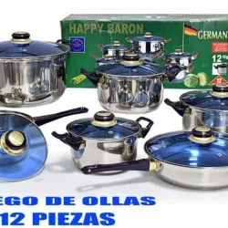 Set de 12 piezas de cazuelas cazuelas alemanas