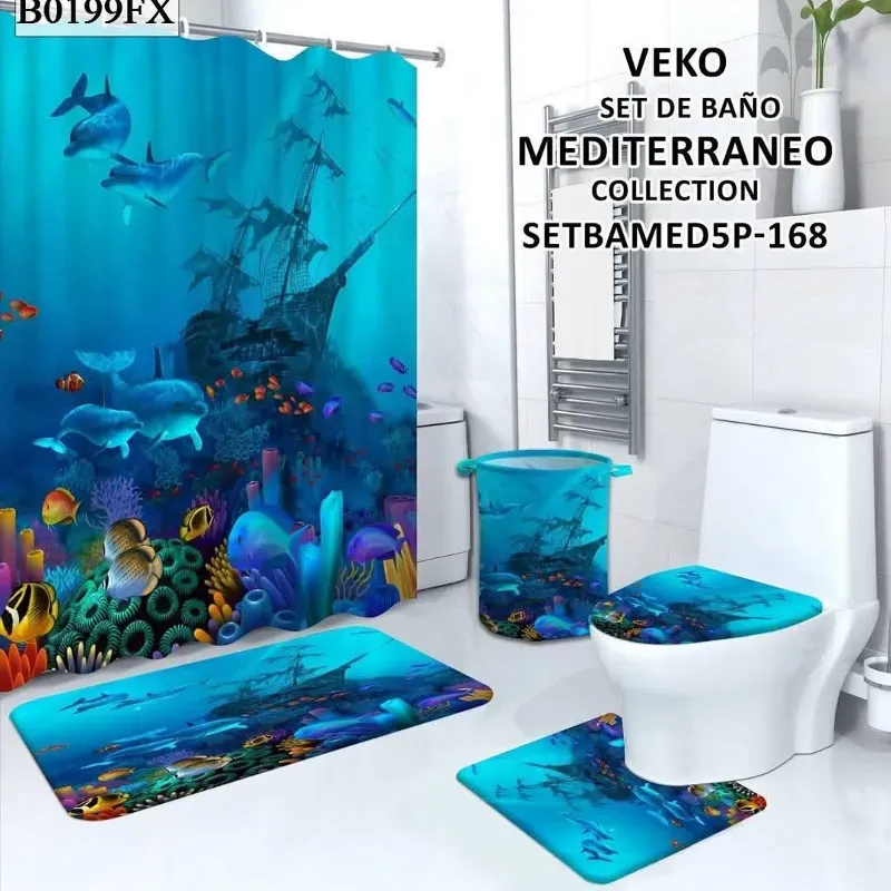 Set de baño 5 piezas
