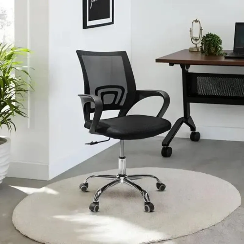 Silla giratoria de oficina con respaldo