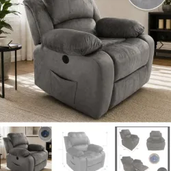 Sillones reclinables con mecedora
