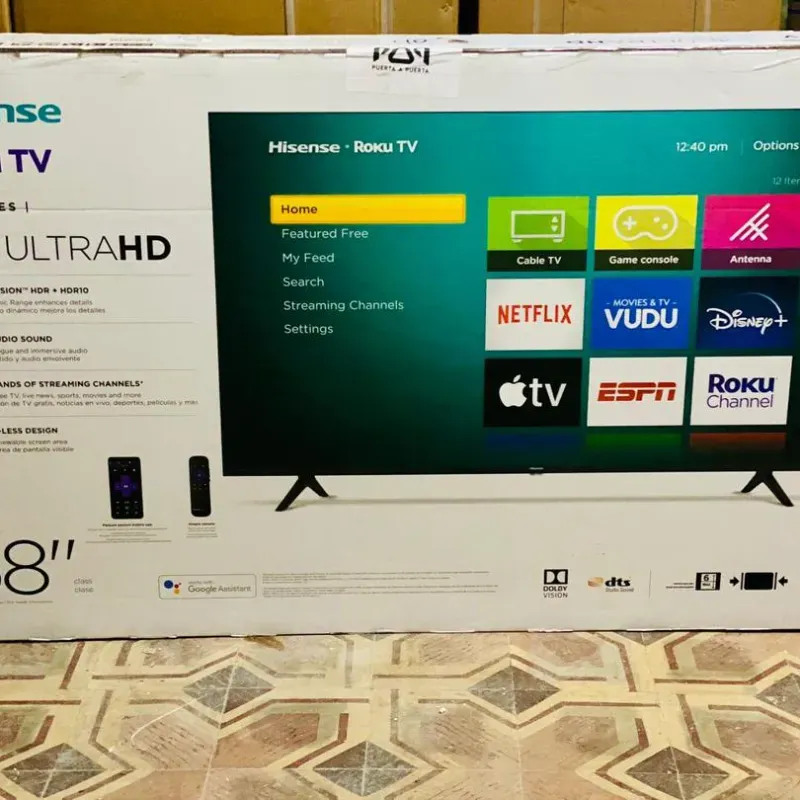 Smart TV Hisense de 58 pulgadas 