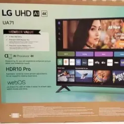 Smart TV  LG UHD AI UA7100 4K de 43 pulgadas