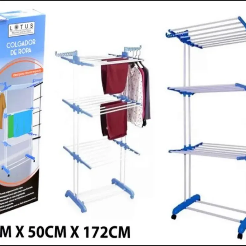 Tendedero plegable multifuncional