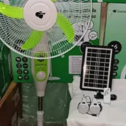 Ventilador recargable 16" marca Guajiritos