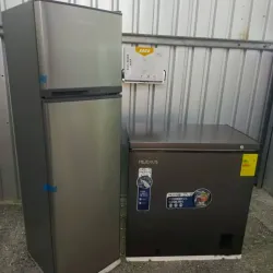 Refrigerador Milexus 6.5cuft + Nevera Milexus 7 cuft 