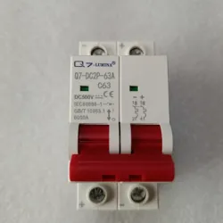Breaker corriente directa 2 polos 63A
