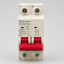 Breaker corriente directa 2 polos