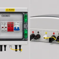 Caja combinada de corriente directa