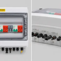 Caja combinada de corriente directa