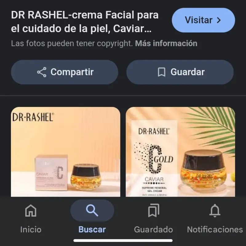 CREMA FACIAL CAVIAR GOLD - DR RASHEL đź’›