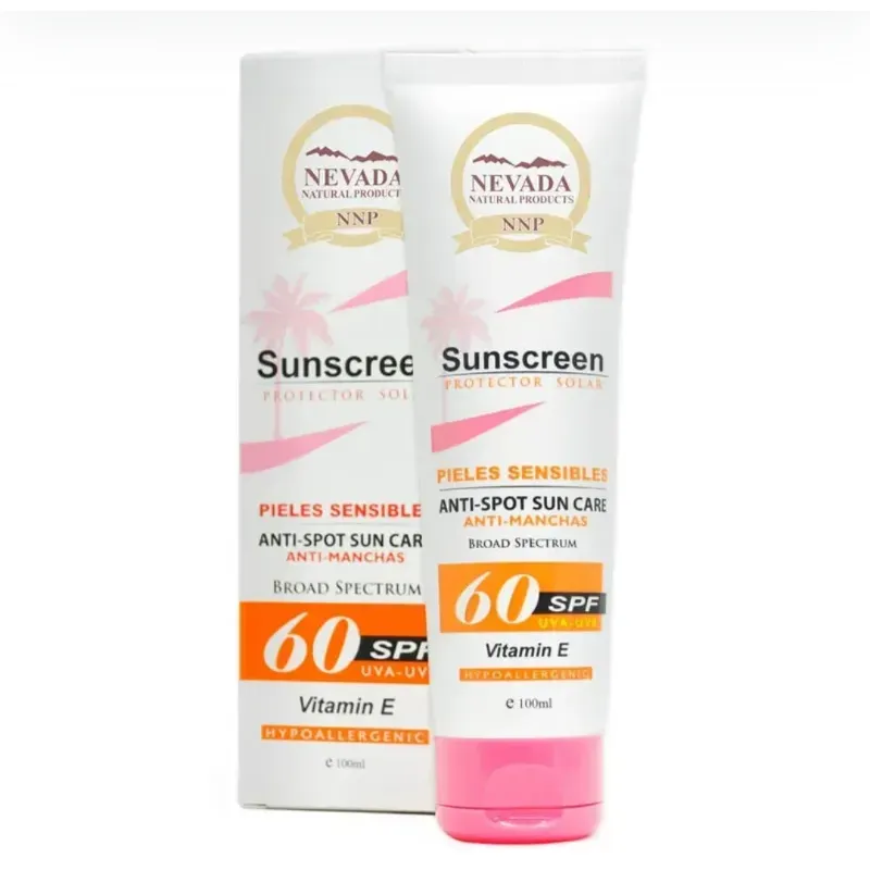 Protector Solar NEVADA (Ultra protector 60 SPF. ANTI MANCHAS 100 ml